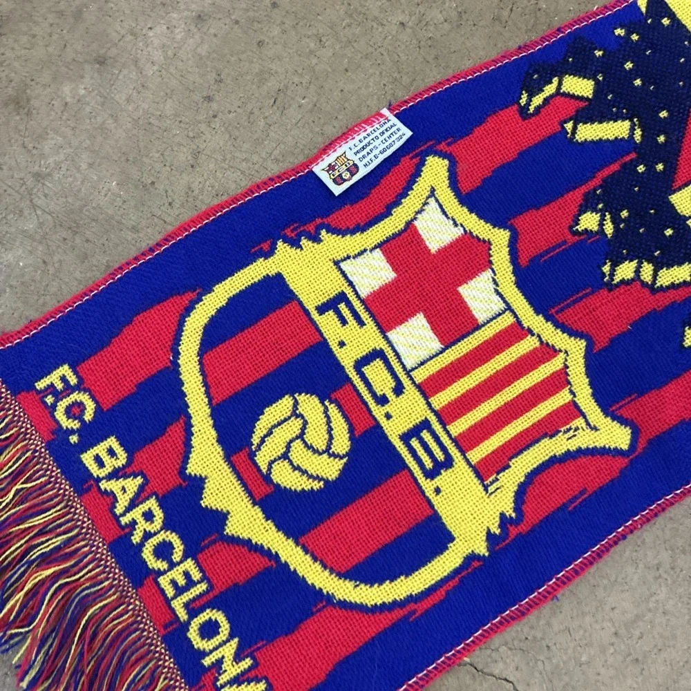 FC Barcelona FAN football scarf Vintage Measured In Photos